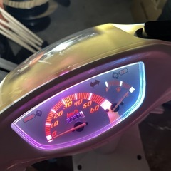 HONDA DIO AF34 AF35ライブディオ ZX カスタム ホワイトの画像