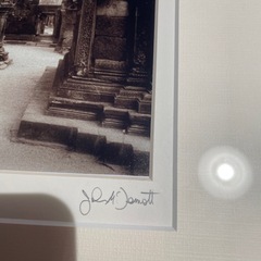 新品　アート　写真　古代文明　サイン入りの画像