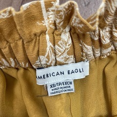 アメリカンイーグル☆AMERICAN EAGLE☆ズボン☆ボトムス☆サマーパンツ☆黄色☆からし色の画像