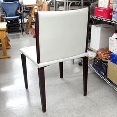 AD CORE ダイニングチェア ② 白 合皮 椅子 レストラン 喫茶店 エーディーコア 札幌市屯田店の画像