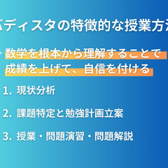 【数学プロ講師】新宿区にお住まいの中学・高校生向けの数学特化家庭教師やりますの画像