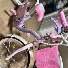 【取引者決定済】キッズバイク　女の子　自転車の画像
