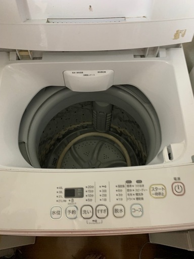 【お譲り先決定:MU様】洗濯機5.5kg 2024購入8/3受け渡し5.5kg 洗濯機 (まろん) 日吉の生活家電