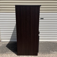 中古 レンジボード キッチンボード ブラウンの画像