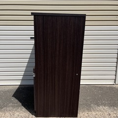 中古 レンジボード キッチンボード ブラウンの画像