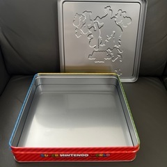 スーパーニンテンドーワールド　お菓子缶　の画像