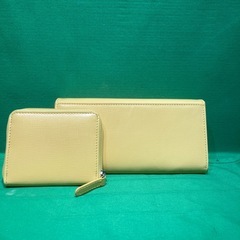 黄色 長財布&小銭入れの画像