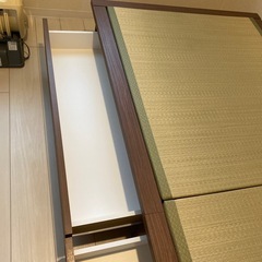 ニトリいぐさタタミ床板ベッド「シデン」の画像