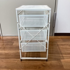 アルミバスケットIKEA【町田市再生家具】0801の画像