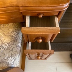 アンティークドレッサー鏡台セットの画像