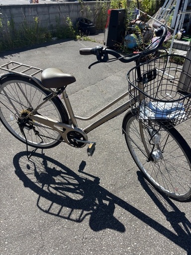 CHACLE チャクル 27インチ 自転車 6段切替ノーパンクタイヤ ママチャリ