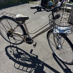 CHACLE チャクル 27インチ 自転車 6段切替ノーパンクタイヤ ママチャリの画像