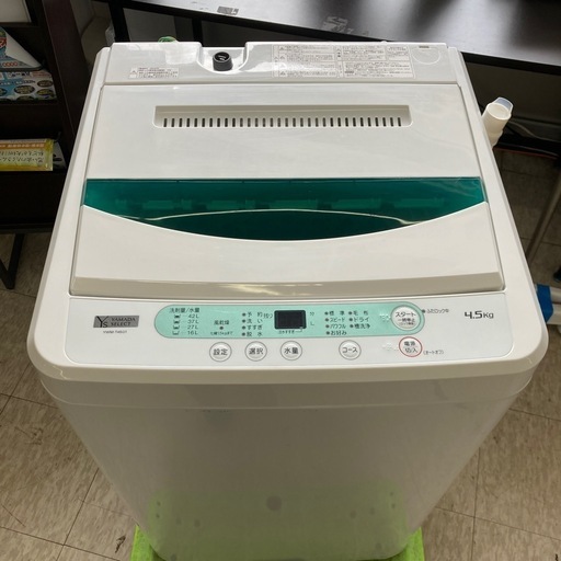 ☆ジモティ割あり☆ YAMADA 洗濯機 YWM-T45H1 4.5㎏ 21年製 動作確認