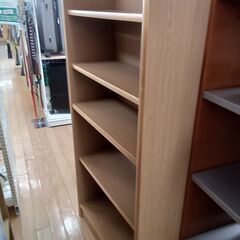 ★リユースのサカイつくば店★TK6034 小島工芸 本棚 ブラウン H180×D30×W75 クリーニング済みの画像