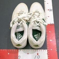 0801-092 adidasランニングシューズ　24.5cm（若干の黄ばみあり）の画像