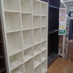 ★リユースのサカイつくば店★TK6035  本棚 ホワイト H180×D30×W118 クリーニング済みの画像