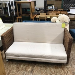 ジャングルジャングル貝塚店　2人掛けソファ　バリ風　お洒落　ゆったり　貝塚市　二色浜　リサイクルショップの画像