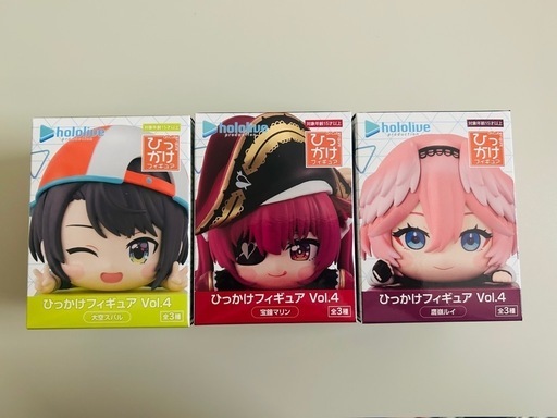ホロライブひっかけフィギュアVol 4 宝鐘マリン、鷹嶺ルイ、大空スバル ホロライブ ひっかけフィギュア Vol 4 大空スバル 宝鐘マリン 鷹