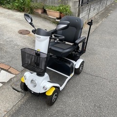【美品・バッテリー交換済】フランスベッド Reha tech S747N 電動シニアカー セニアカー（4輪・取扱説明書あり）の画像
