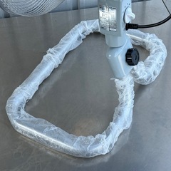 A580◇ユアサ 卓上扇風機◇45cmアルミフロア扇◇強力◇美品◇強弱3段階◇YAF-459Tの画像