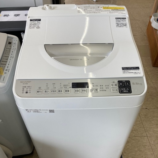 【ジモティー割引で最大15％OFF⭐️】 2021年製 洗濯機 ES-TX5E-S SHARP