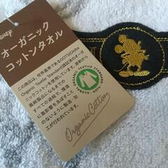 ミッキーマウス  ディズニー  オーガニックバスタオル未使用の画像