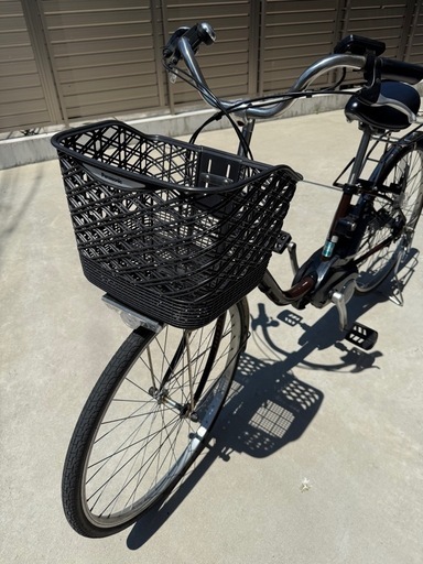 panasonicシャイニィーシルバービビSX電動アシスト自転車26インチ