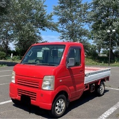 スズキ　キャリィ　車検満タン　オートマ　軽トラ　AT　軽トラック　エアコン　パワステ　切り替え4WD 　の画像