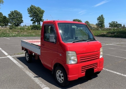 スズキ　キャリィ　オートマ　軽トラ　AT　軽トラック　エアコン　パワステ　切り替え4WD 　スタッドレス