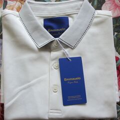 上品・半袖 ポロシャツ 定価2万◆Emmauela・イタリア・ミラノ発◆通気  紳士 夏 XLの画像