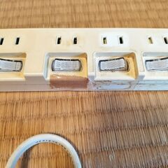 電源タップ 電源コード 中古の画像
