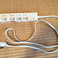 電源タップ 電源コード 中古の画像