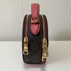  コーチ ショルダーバッグ キャンティーン 2way シグネチャー PVCの画像