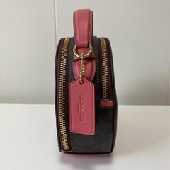  コーチ ショルダーバッグ キャンティーン 2way シグネチャー PVCの画像