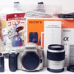 希少カラー！SONY α300★転送OK★元箱付き★練習に最適★すぐ使える  1ヶ月動作補償あり！ 安心のゆうパック代引き発送！ 送料、代引き手数料無料！の画像