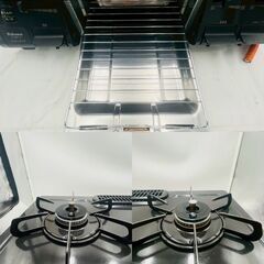 【❗️✨即引取歓迎✨❗️】パロマ✨ガステーブル🌟LPガス専用✨2口グリル付き❗️の画像
