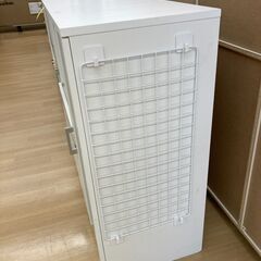 ★ジモティ割引あり★【リユースのサカイ野々市店】ハーフレンジ台　ニトリ 白 W(幅)90×D(奥行き)39.5×H(高さ)89㎝ ※クリーニング済みの画像