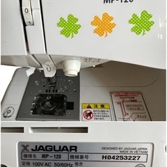 電動ミシン JAGUARの画像