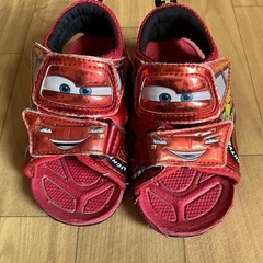 【8/18まで】はやぶさこまちシューズ、カーズサンダル　15センチ　3足セットの画像