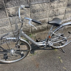 【26インチ自転車】LEDオートライト付　美品❗️マルイシ製　前カゴ新品❗️スペアキーあり　若林自転車　膳所店　SALE中❗️の画像
