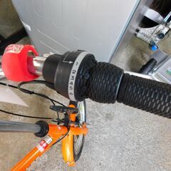 【JM683】 折りたたみ自転車 16インチ 6段変速 オレンジ 折り畳み自転車 の画像