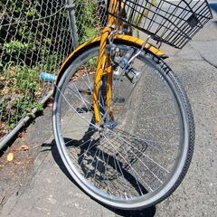 リサイクルショップどりーむ鹿大前店　No.324　自転車　27インチ　カゴ付き♪　お手頃価格🎵　おススメ商品です！の画像