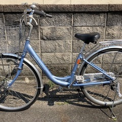 【26インチ自転車】美品❗️内装3段変速　LEDオートライト仕様　　軽量アルミフレーム　前後タイヤ新品❗️スペアキーあり　若林自転車　膳所店　SALE中❗️の画像