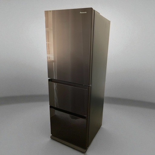 Panasonic 冷蔵庫 335L 2024年製 NR-C344GC-T 中古品販売 一部凹みあり