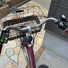 🌈超容量12Ah🌈pas with パスウィズ　電動自転車　電動アシスト自転車　26インチ　8019の画像