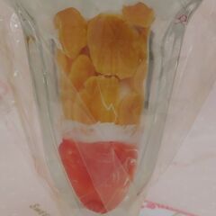 ♪食品サンプル リアルなサイズのフルーツパフェ 20cm♪の画像