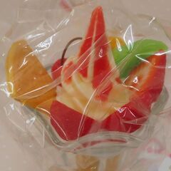 ♪食品サンプル リアルなサイズのフルーツパフェ 20cm♪の画像
