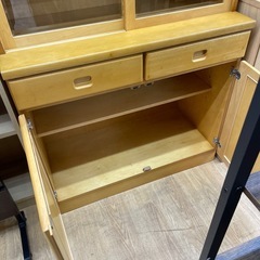 ★リユースのサカイ幸手店★SJ9964★カリモク　食器棚　クリーニング済み の画像