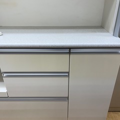 ★リユースのサカイ幸手店★SJ9963★ニトリ　食器棚　クリーニング済み の画像