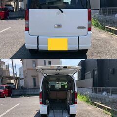 全込み32万円 後期型 H24年式 走行97600㎞ 車いす移動車後部電動固定 リアシート付 電動ウインチ スローパー リアヒーター 車検R9年8月迄 修復歴無の画像